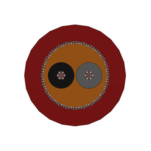 HV-Kabel 2-adrig, 5 kV DC, Liv6Y2G-C-2G 2xAWG26/7