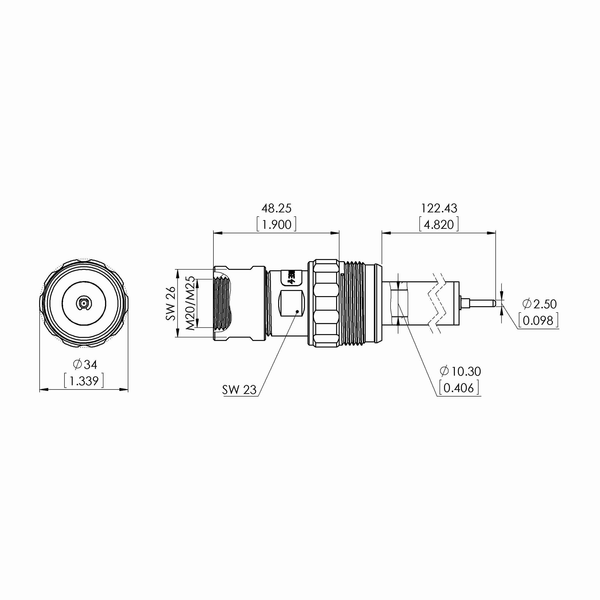 KS150/M20/PTFE