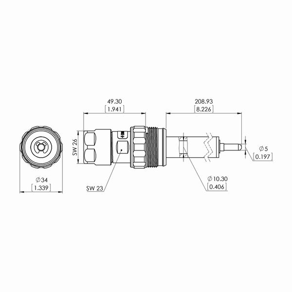 KS165/9,5-11/PTFE