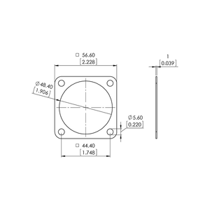 Flanschdichtung M715, Gehäuse Gr. 32